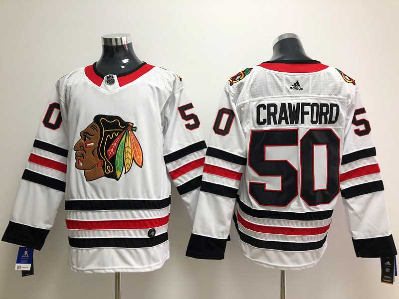 Chicago Blackhawks 50 Corey Crawford White Adidas Stitched NHL Jersey,We sell and wholesale Chicago Blackhawks 50 Corey Crawford White Adidas Stitched NHL Jersey on line form chian!